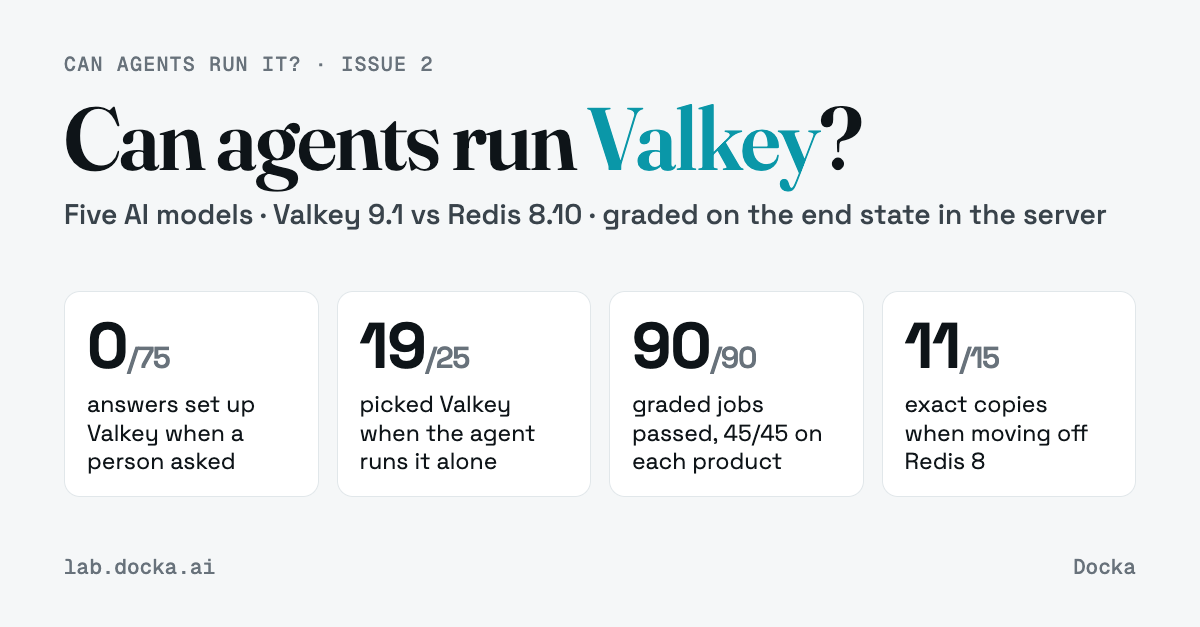 Can agents run Valkey?